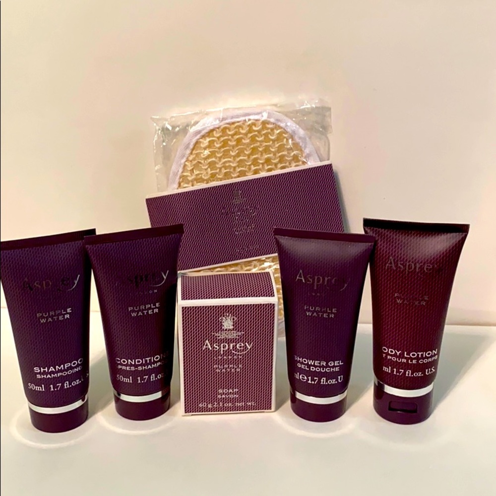 Asprey 6-piece travel set